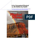 Test Bank For Conceptual Physical Science 6th Edition by Hewitt