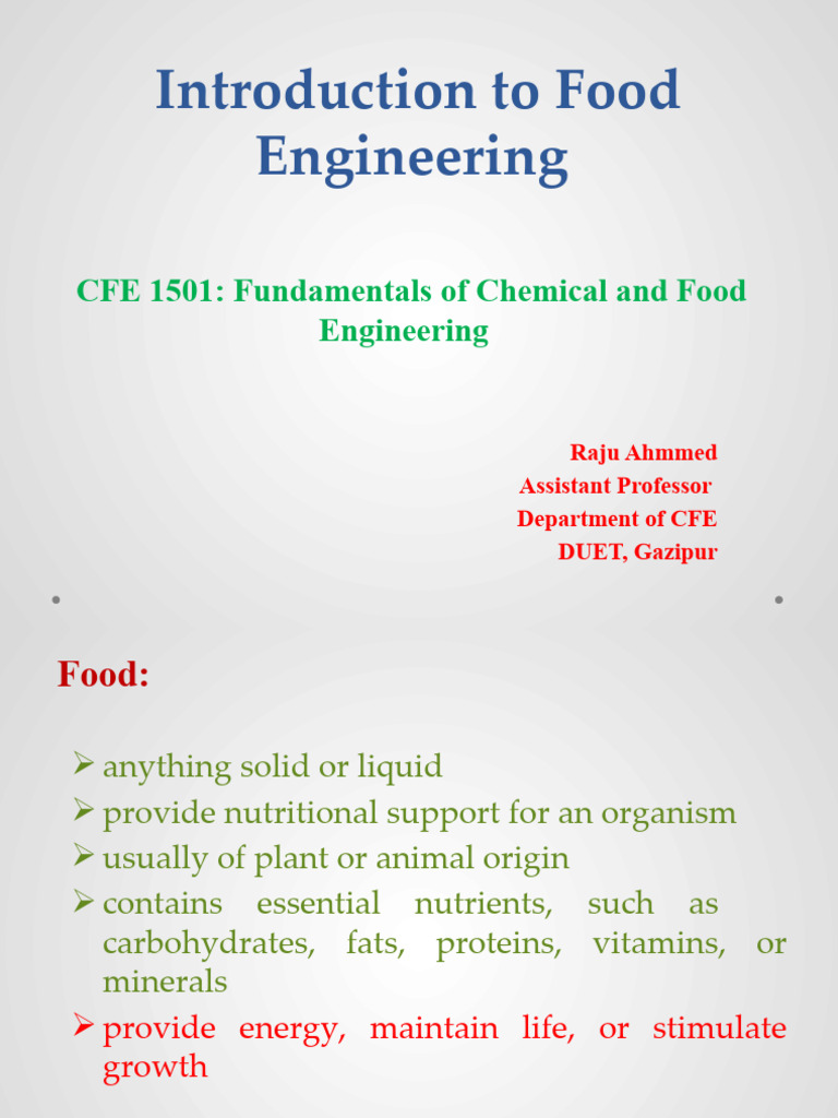 Introduction To Food Engineering PDF