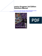 Macroeconomics Krugman 3rd Edition Solutions Manual