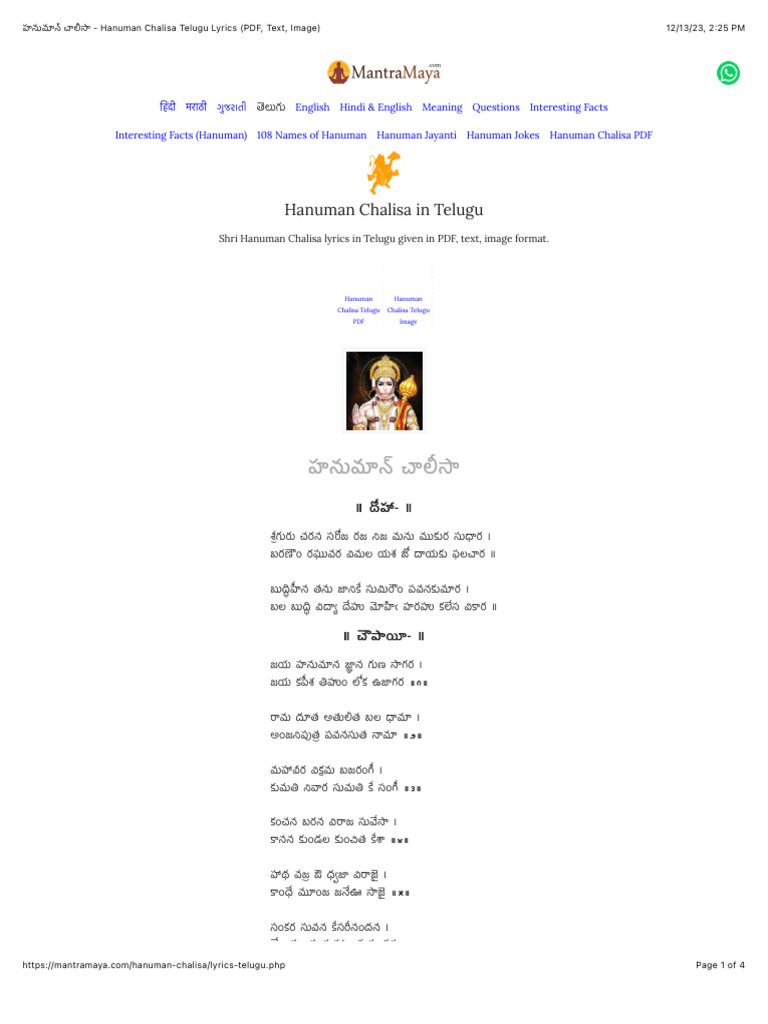 Hanuman visual data 3