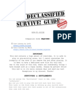 Seb's Declassified SURVIVE! Guide