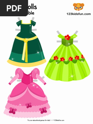 Printable-Little-Princess-Paper-Doll-Dresses-03