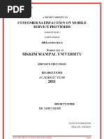 Download Mba-final - Project 2011- Customer Stisfaction on Mobile Service Providers by Zamir Smu Roll No 540910634 by KnoahTechnology2009 SN69700944 doc pdf