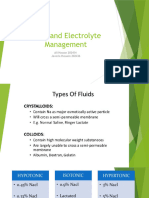 Fluids and Electrolyte