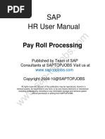 HR Pay Roll User Manual