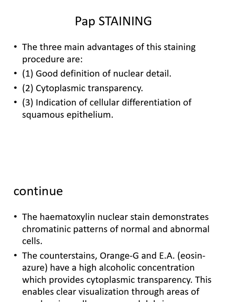 Factors influencing PAP staining results PDF