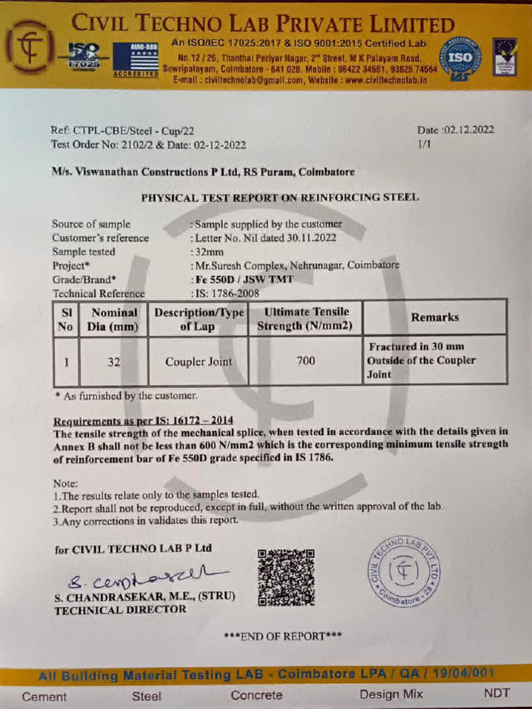 Rebar Coupler Specification PDF Applied And Interdisciplinary