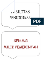 Fasilitas Pendidikan