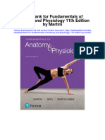 Test Bank For Fundamentals of Anatomy and Physiology 11th Edition by Martini