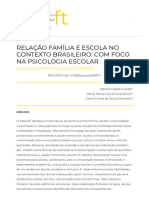 RELAÇÃO FAMÍLIA E ESCOLA NO CONTEXTO BRASILEIRO - COM FOCO NA PSICOLOGIA ESCOLAR - ISSN 1678-0817 Qualis B2