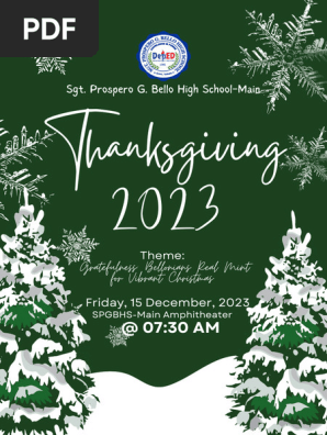 Green Snowflake Christmas Party Invitation A4