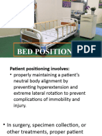 Bed Positioning With Diagnosis