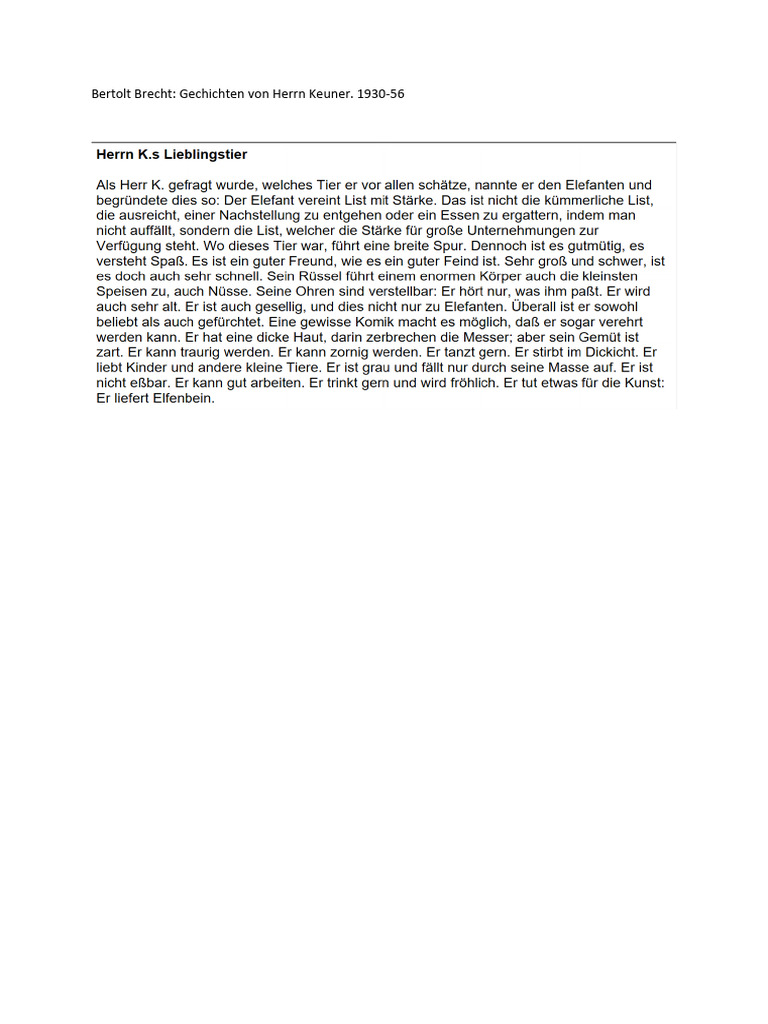 Bertolt Brecht. Parabel. docx PDF