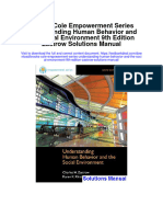 Brooks Cole Empowerment Series Understanding Human Behavior and The Social Environment 9th Edition Zastrow Solutions Manual