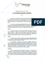 BASES DE ACCIÓN POLITICA Y PLATAFORMA ELECTORAL NACIONAL 2023 LA LIBERTAD AVANZA