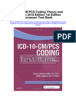 Icd 10 CM Pcs Coding Theory and Practice 2018 Edition 1st Edition Lovaasen Test Bank