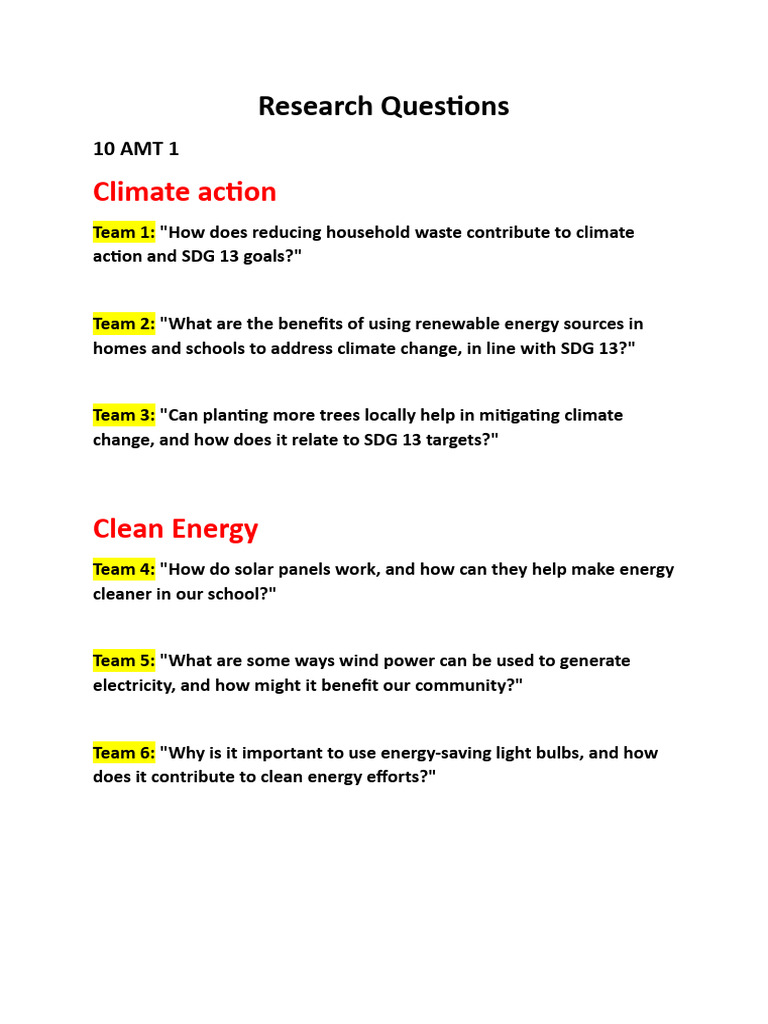 Research Questions PDF