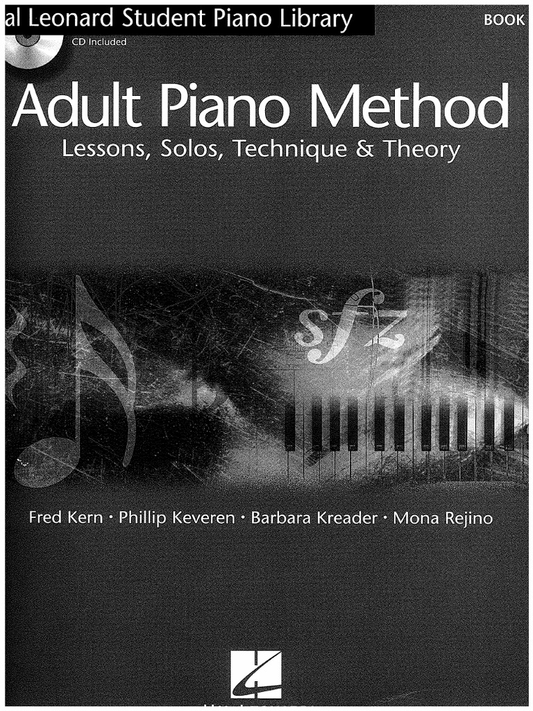 Adult Piano Method Book 1 PDF