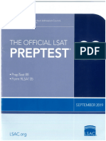 LSAT PrepTest (September 2019)