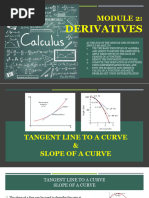 Module 2.1 - Derivatives of Algebraic Functions