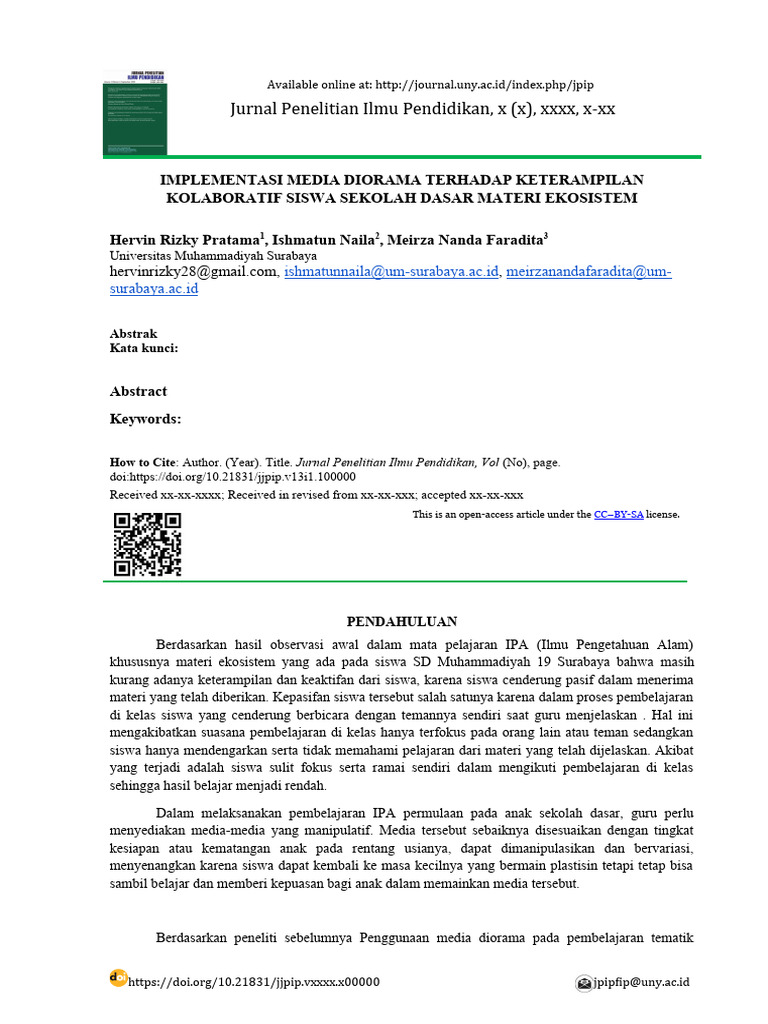 Template Jpip 2020 Pdf