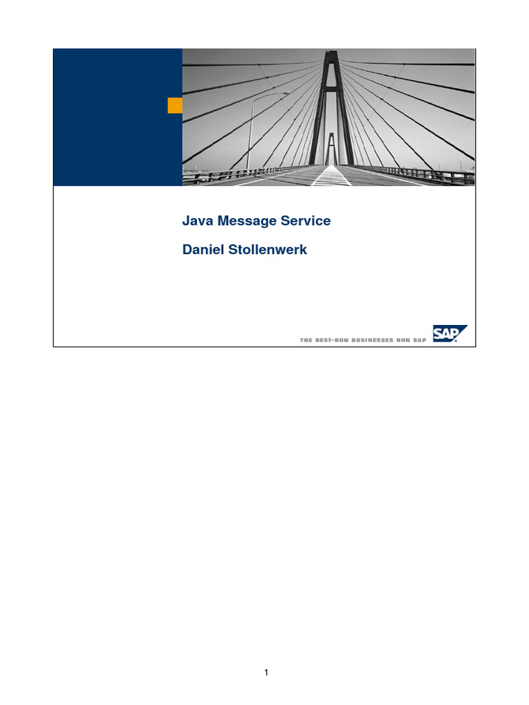 01 Java Message Service | PDF