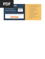 10 Competitive Analysis Templates - HubSpot - 1