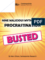 9 Malicious Myths About Procrastination BUSTED Centerpointe Research Institute