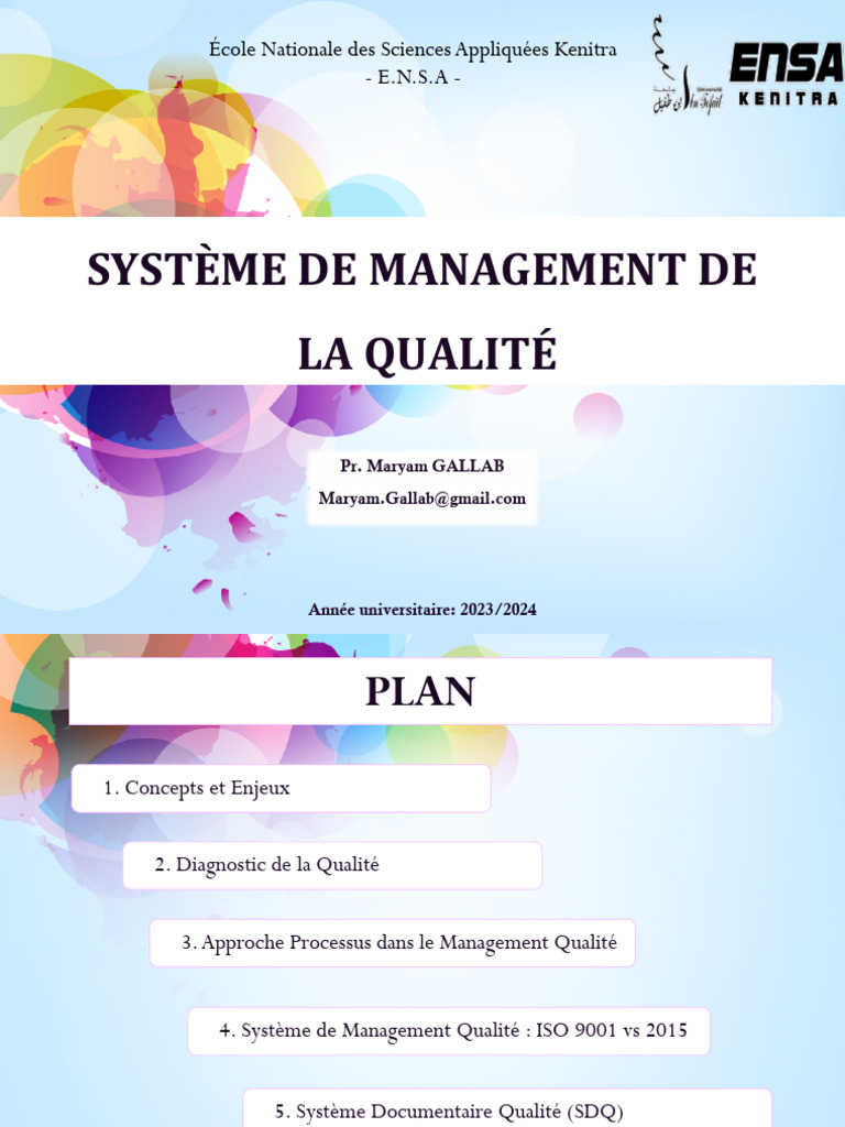 Qualité-Norme ISO 9001 | PDF