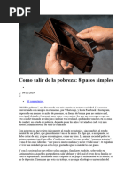 Como Salir de La Pobreza