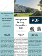 BROCHURE - GCRCJS 2nd Legislative Drafting Competition, 2023
