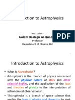 Introduction To Astrophysics by Prof. Golam Dastegir Al Quaderi