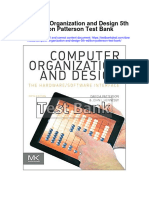 Computer Organization and Design 5th Edition Patterson Test Bank