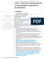 Examen - (AAB01) Cuestionario 1 - Valore Las Concepciones de La Evaluación de Los Aprendizajes A Partir de Las Nuevas Tendencias Educativas