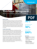 Warehouse Management Solution Sheet