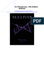 Test Bank For Precalculus 10th Edition Sullivan
