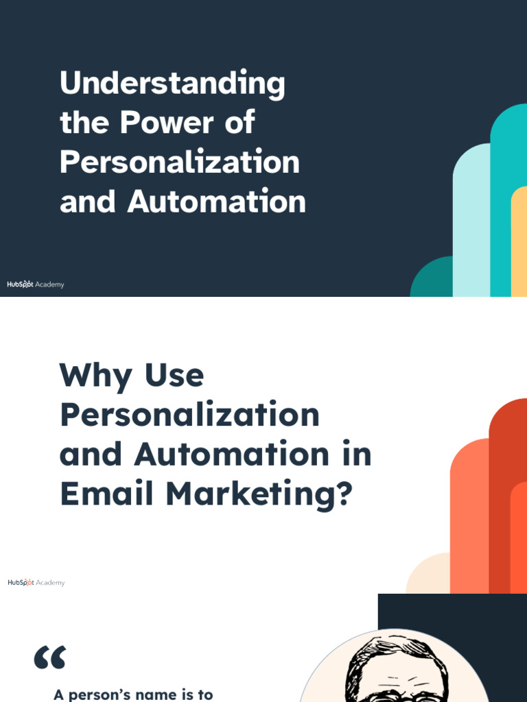 Email Marketing: Personalization & Automation | PDF | Marketing ...