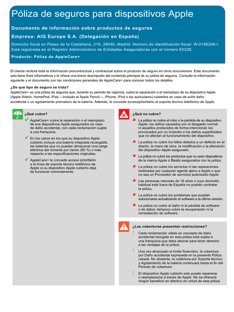 Applecareplus Es Ipid | PDF