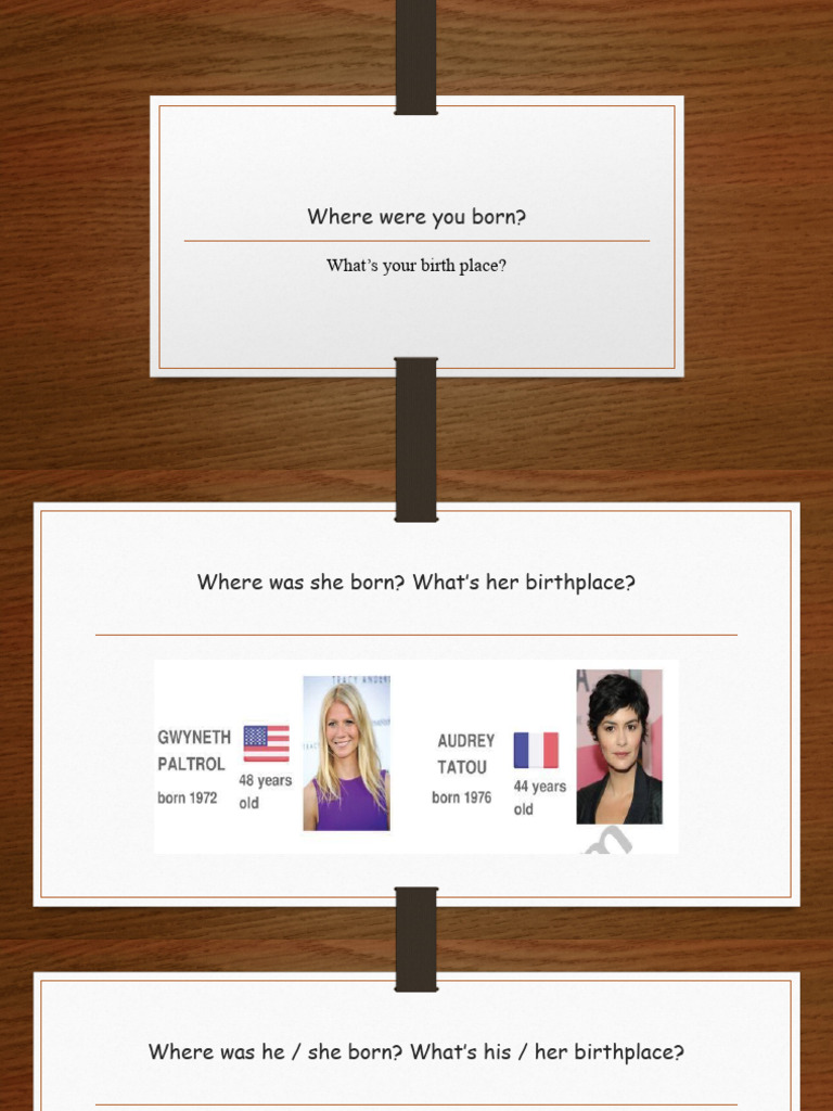 Where Were You Born | PDF