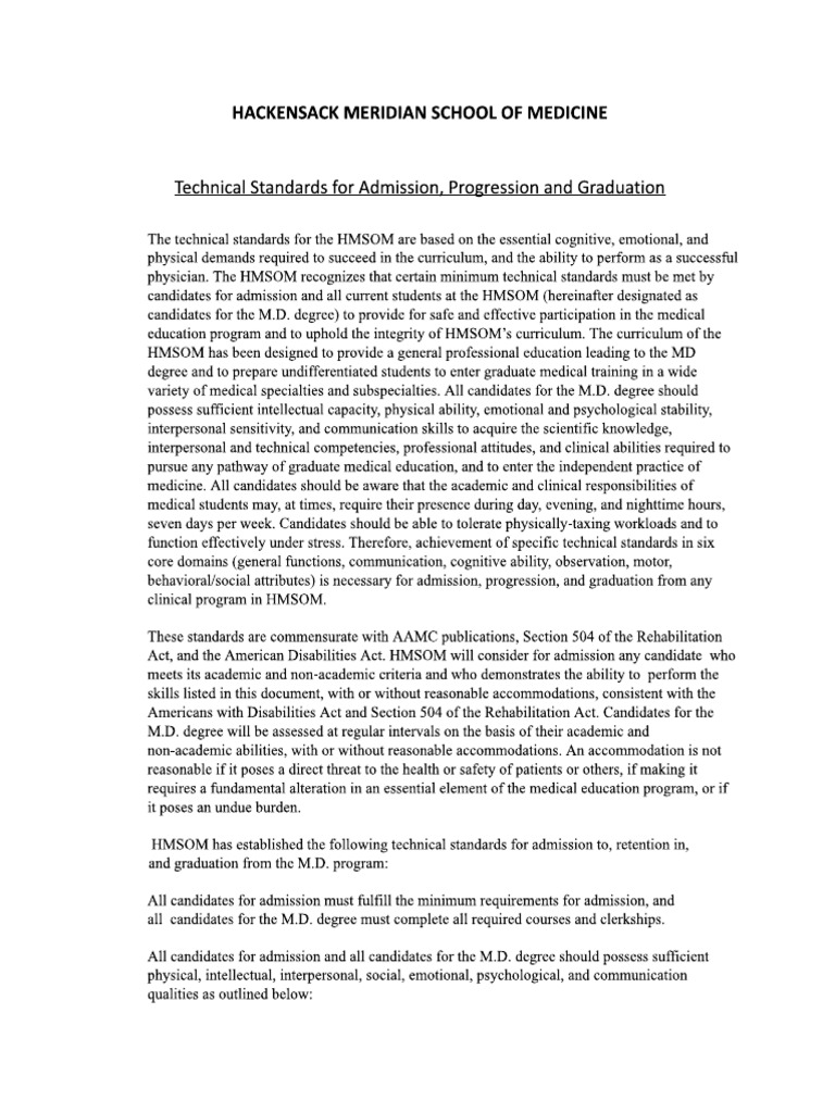 HMSOM Technical Standard PDF