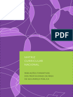 MCN - matriz curricular nacional para ações formativas dos profissionais de área de segurança pública - 2014