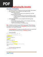 Deploying by Ansible