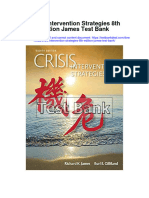 Crisis Intervention Strategies 8th Edition James Test Bank