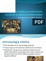 Antropología Médica y Construcción de La Salud y Enfermedad