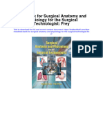 Test Bank For Surgical Anatomy and Physiology For The Surgical Technologist Frey