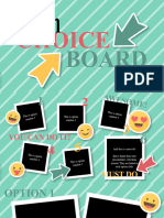 Fun Choice Board SlidesMania