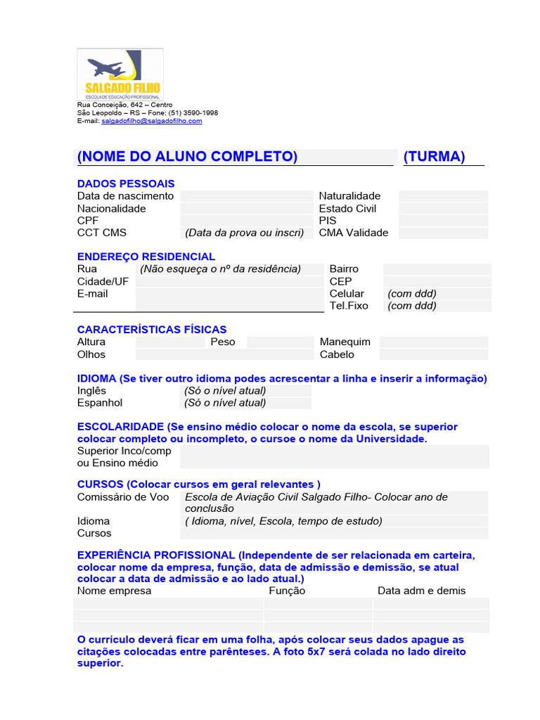 AN LISE DE CURR CULO intelligence overview