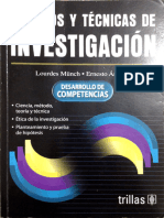 Libro Metos y Técnicas de Investigacion. Münch