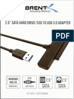 Sabrent SATA To USB Adapter User Guide