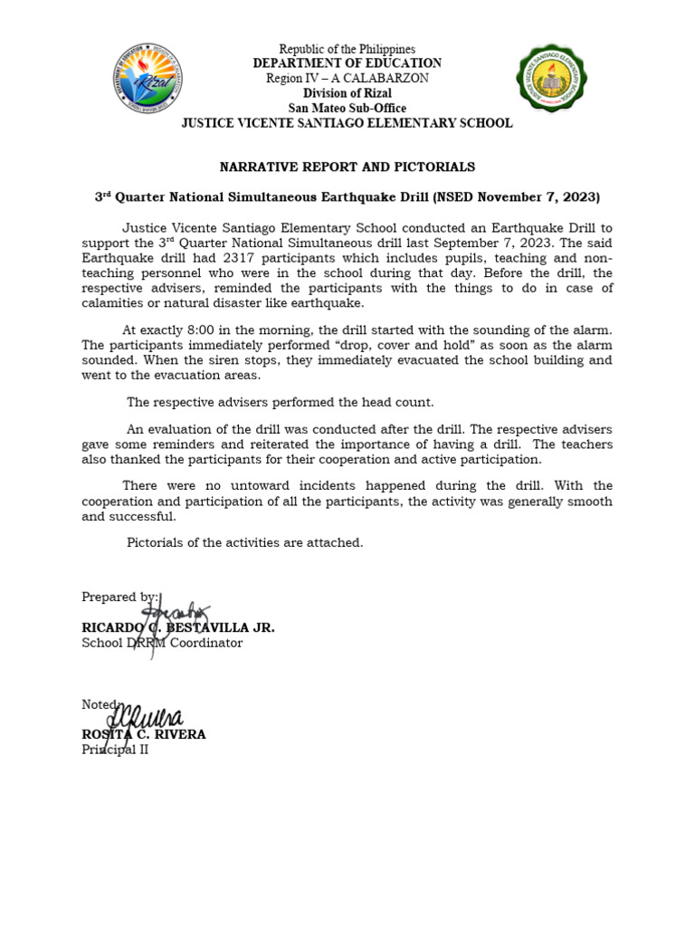 109489JVSESNarrativeReportonNSED3rdQuarterSept72023 PDF